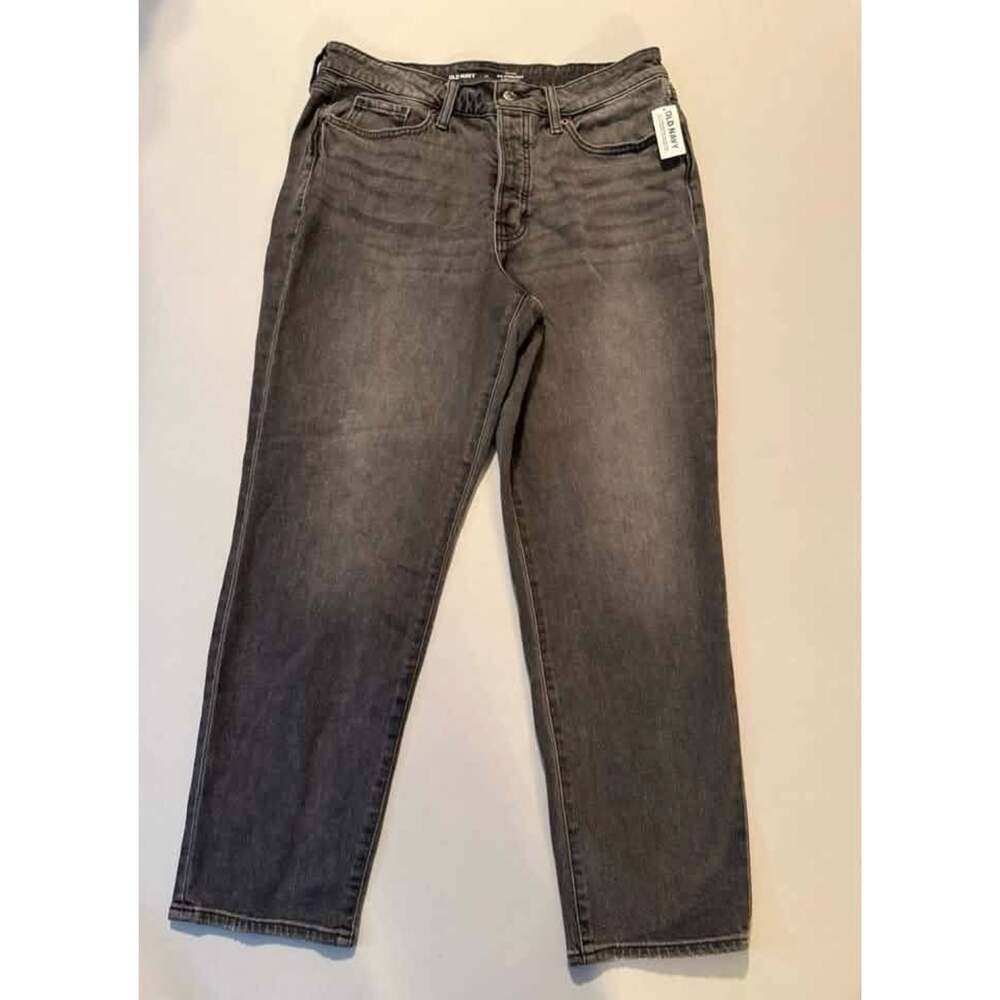Old Navy Women’s Size 12 Straight Jeans in Dark Gray Wash